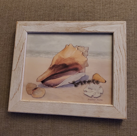 SeaShell Water Color Print by Barbara Fleri - Picture 8 of 8